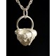 Citrine Crystal Point Pendant in Sterling